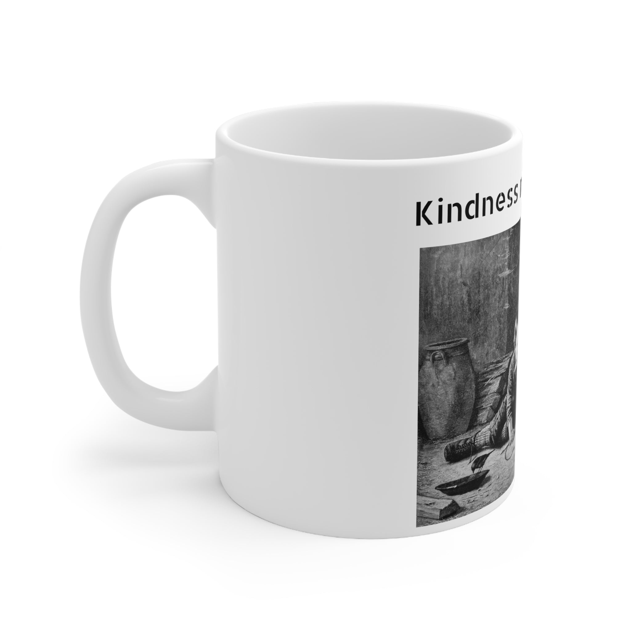 White Ceramic Mug, 11oz