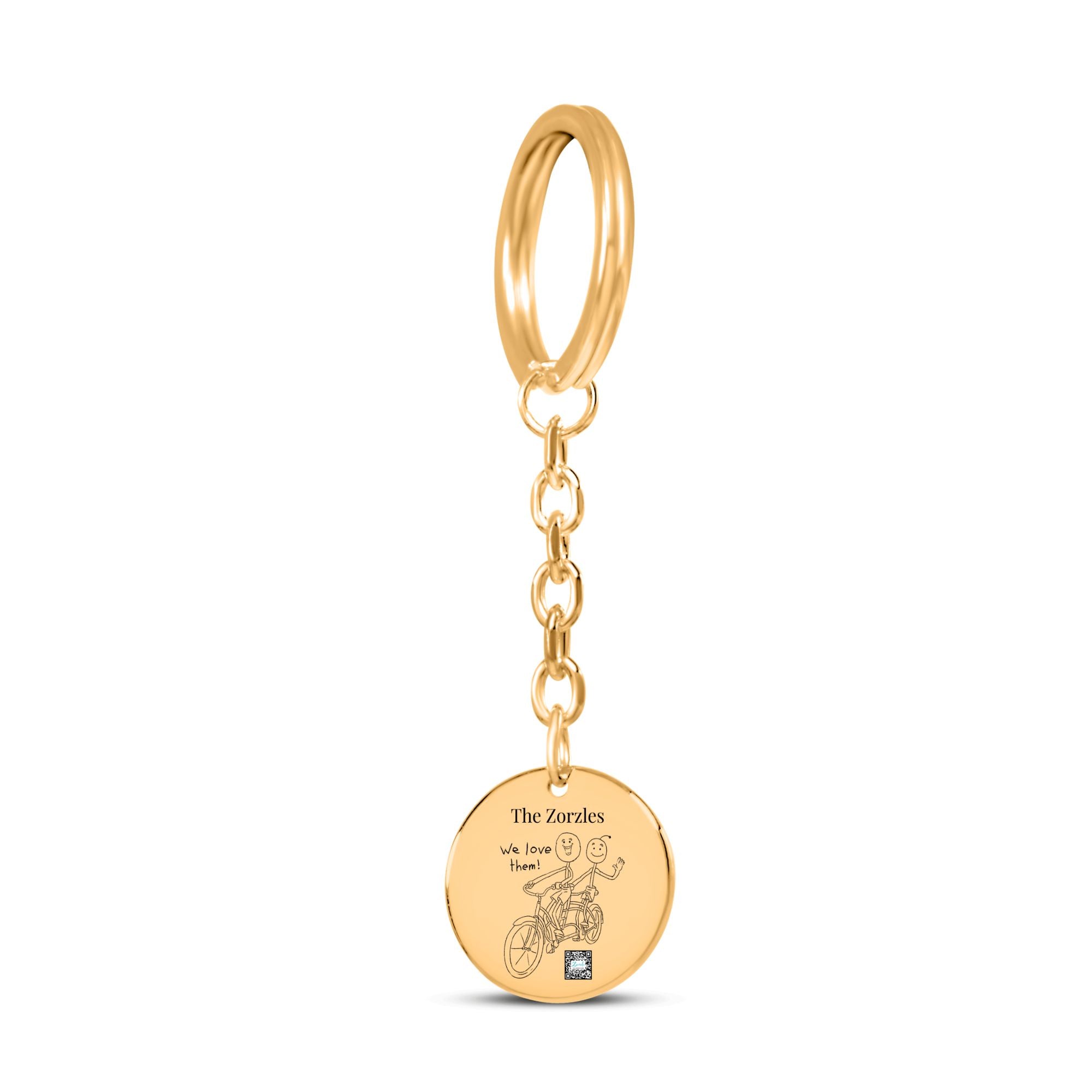 Zorzle Kindness Coin Keychain