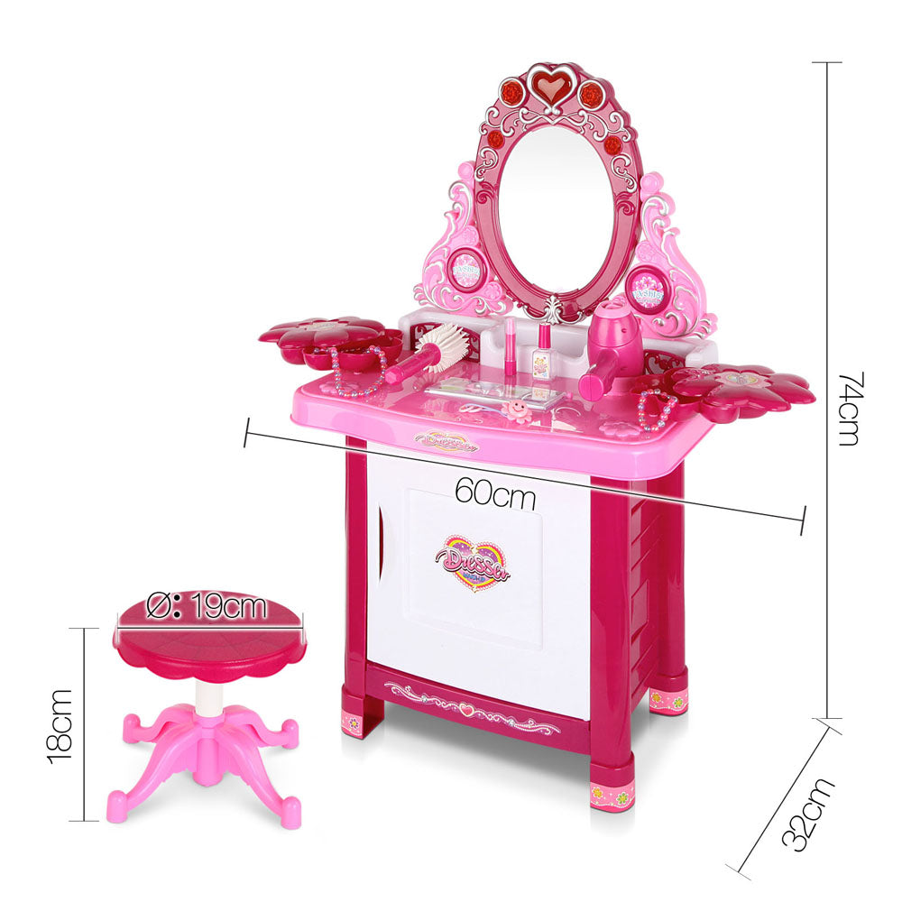 Keezi Kids Pretend Makeup Dressing Table