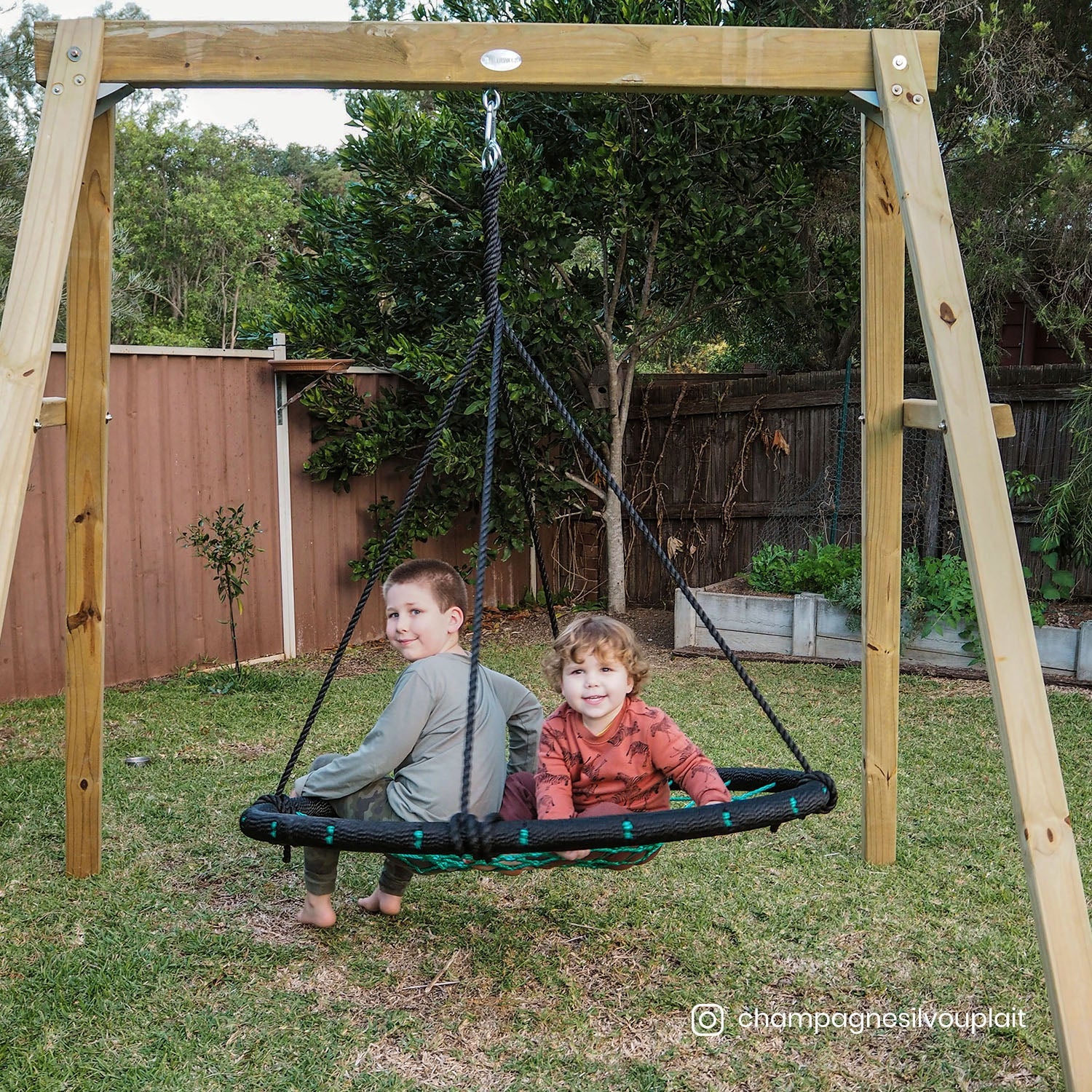 Lifespan Kids Oakley Swing Set with 1.2m Spidey Web Swing