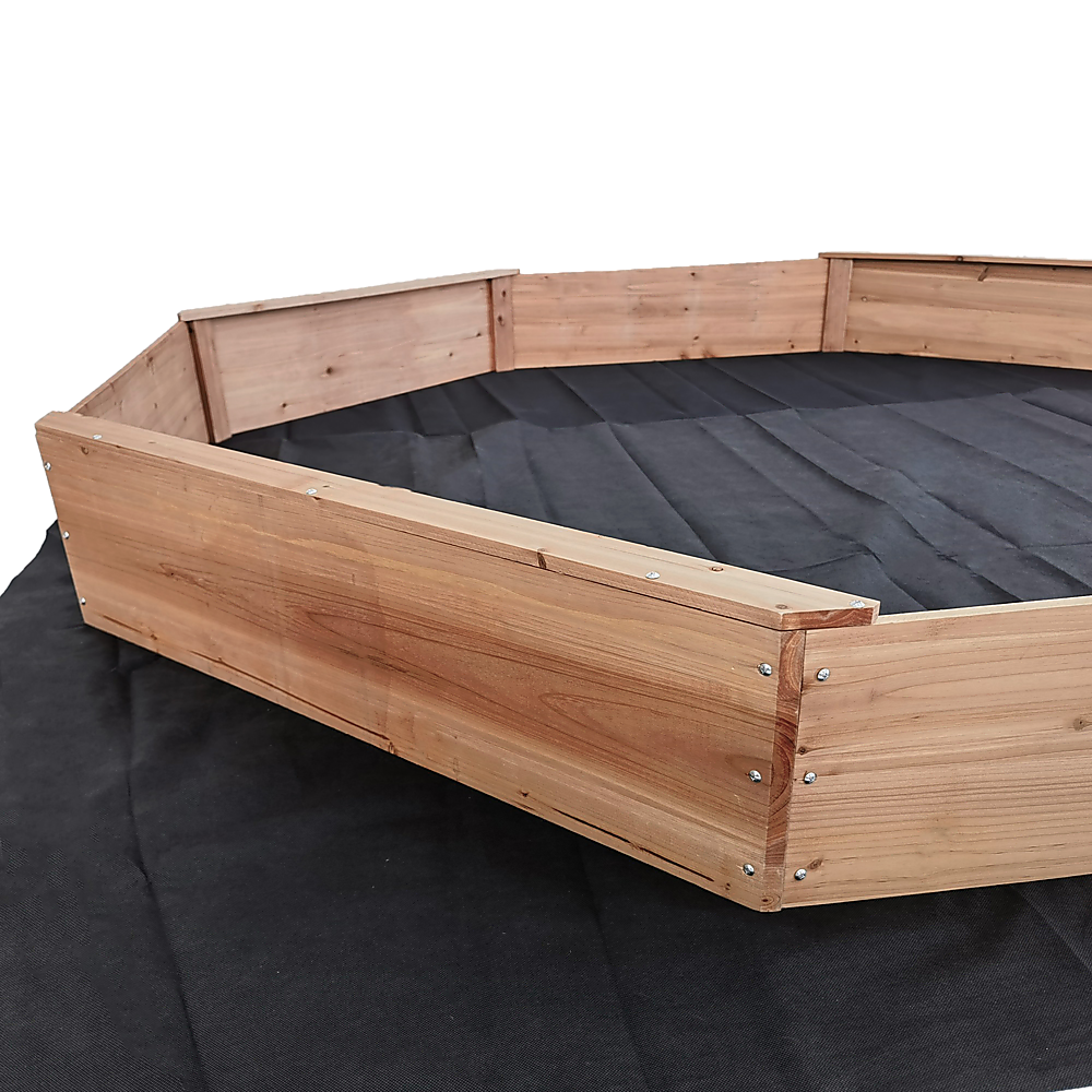 Kids Sand Pit Large Octagonal Wooden Sandpit